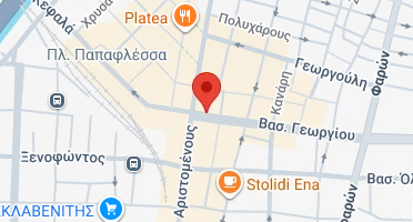 Location of business on map