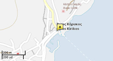 Location of business on map