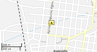 Location of business on map