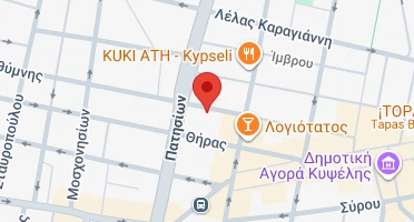Location of business on map