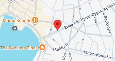 Location of business on map