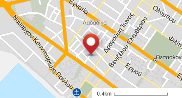 Location of business on map