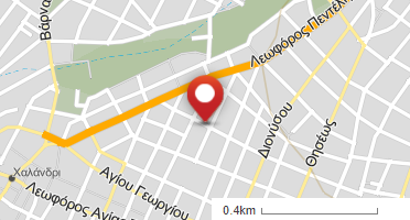 Location of business on map
