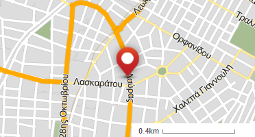 Location of business on map