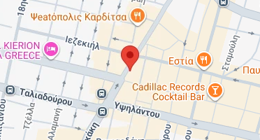Location of business on map