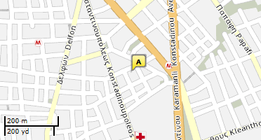 Location of business on map