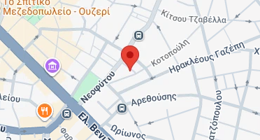 Location of business on map