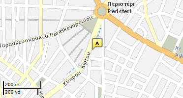 Location of business on map