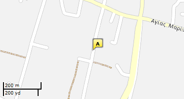 Location of business on map
