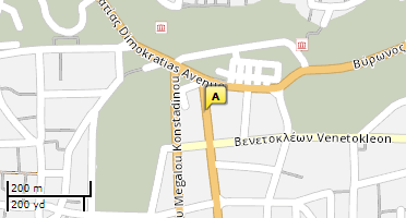 Χάρτης και σημείο της επιχείρησης