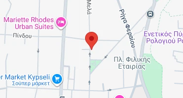 Location of business on map