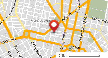 Location of business on map