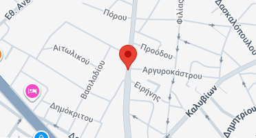 Location of business on map