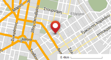 Location of business on map