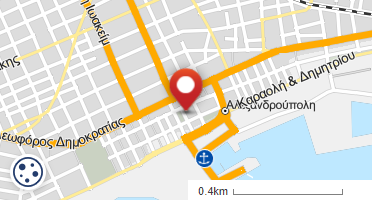 Location of business on map