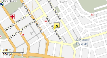 Location of business on map