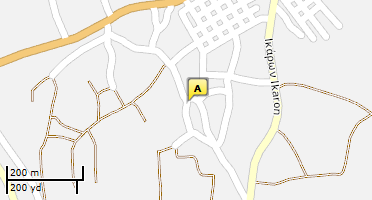 Location of business on map