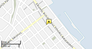 Location of business on map