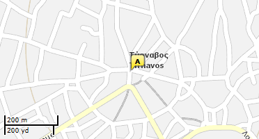 Χάρτης και σημείο της επιχείρησης