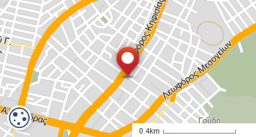 Location of business on map