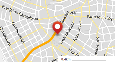 Location of business on map