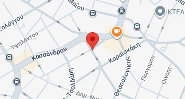 Location of business on map