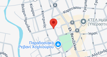Location of business on map
