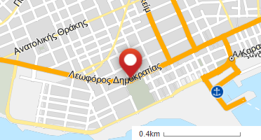 Location of business on map