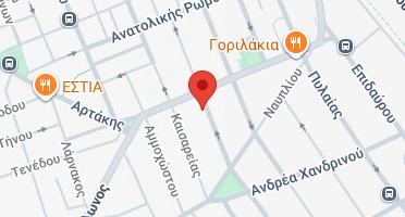 Location of business on map