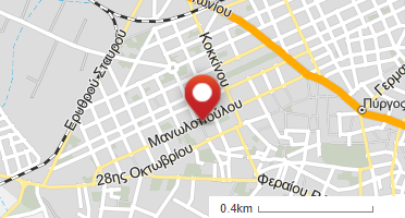Location of business on map