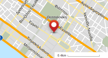 Location of business on map