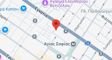 Location of business on map