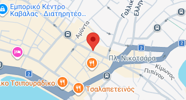 Location of business on map
