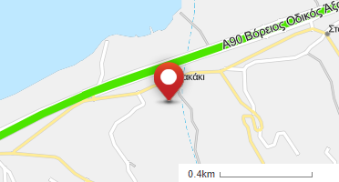 Location of business on map