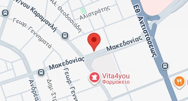 Location of business on map