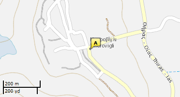 Location of business on map