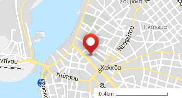 Location of business on map