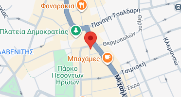 Location of business on map