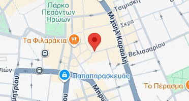Location of business on map