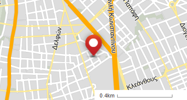 Location of business on map