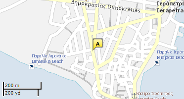 Location of business on map