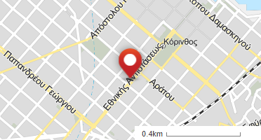 Location of business on map