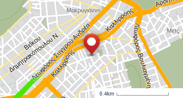 Location of business on map