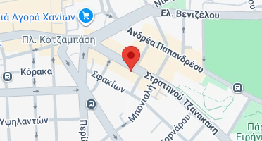 Location of business on map