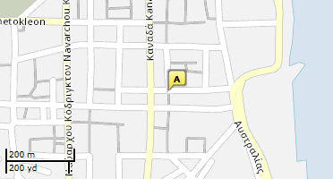 Location of business on map