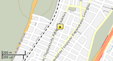 Location of business on map