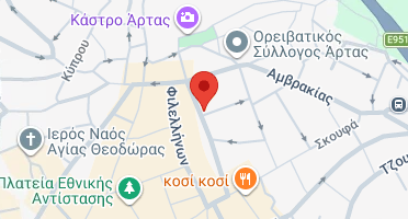 Location of business on map