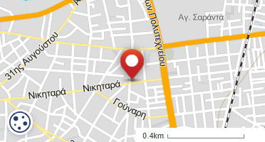 Location of business on map