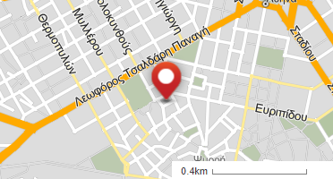 Location of business on map