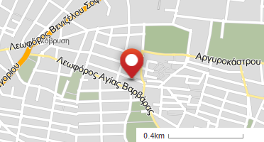 Location of business on map